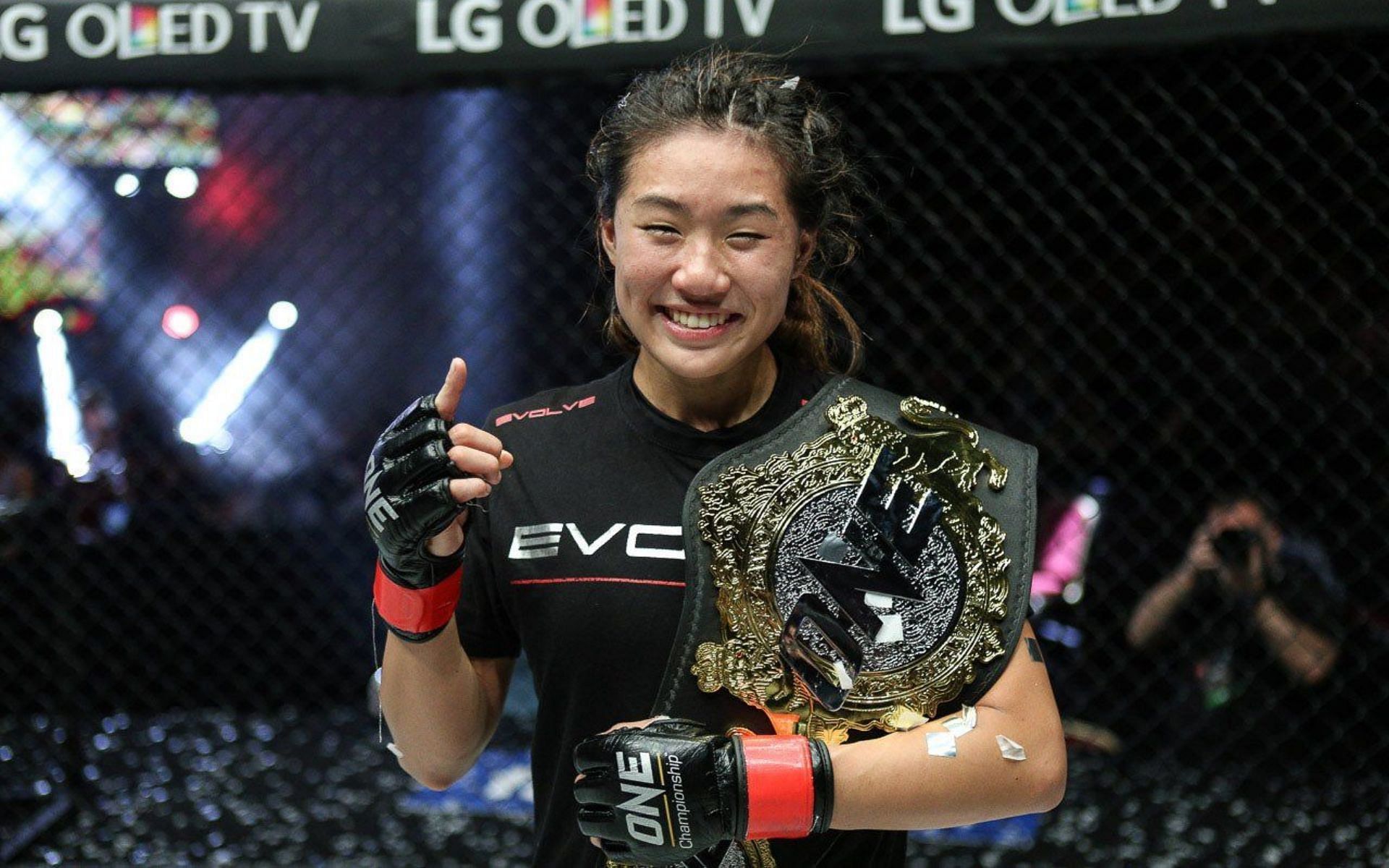 ONE Championship atomweight champion Angela Lee feels being a mom made her a stronger fighter ahead of her title defense against Stamp Fairtex on ONE X. [Photo: ONE Championship]