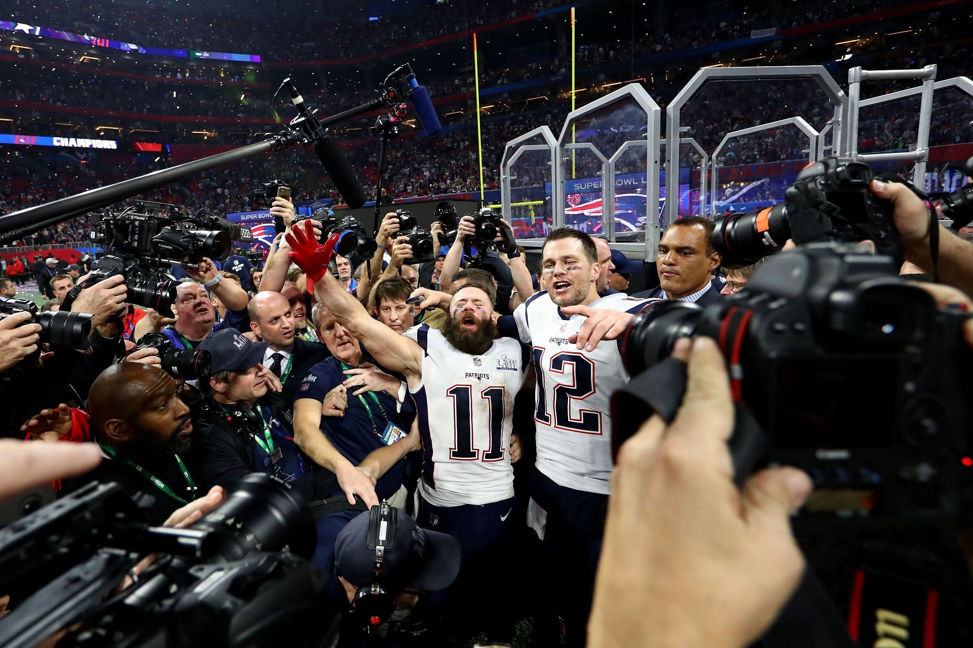 Julian Edelman: Tom Brady has gone from anti-social media to 'always  peeping the Gram' 