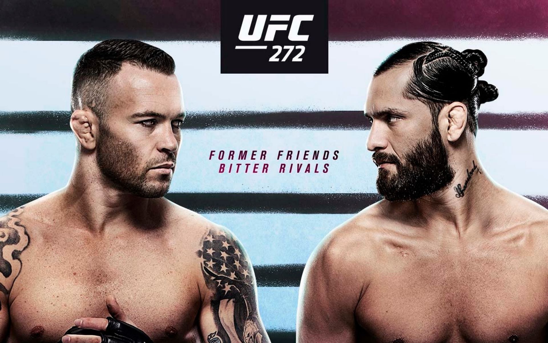 UFC 272 poster via Twitter @UFCFansNZ