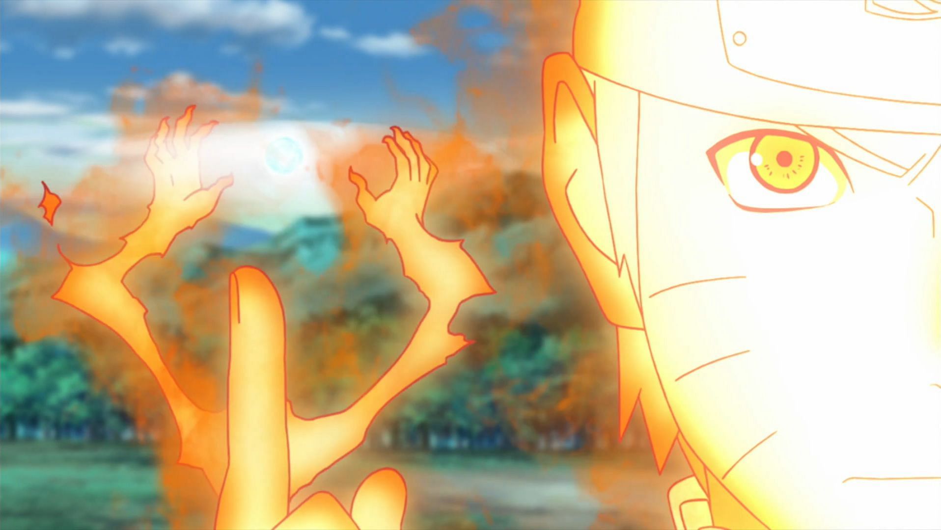 Naruto creating a Mini-Rasenshuriken (Image via Studio Pierrot)