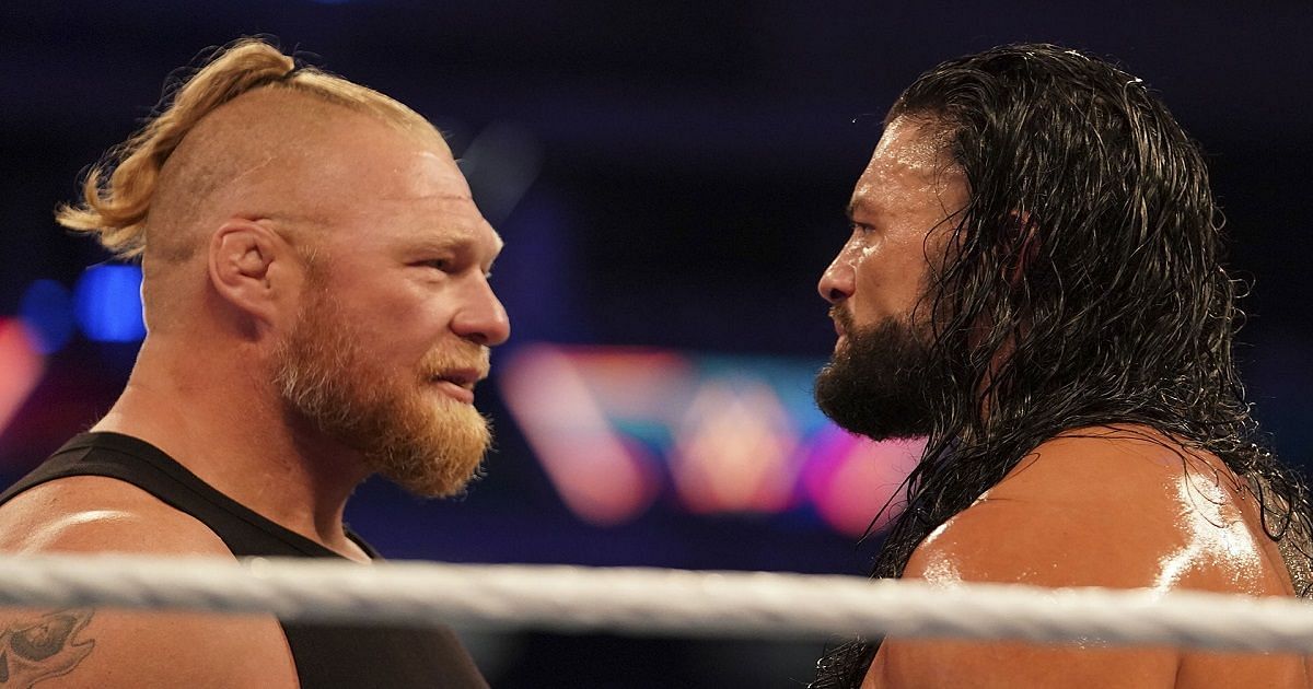Roman Reigns and Brock Lesnar will face each other at WrestleMania 38