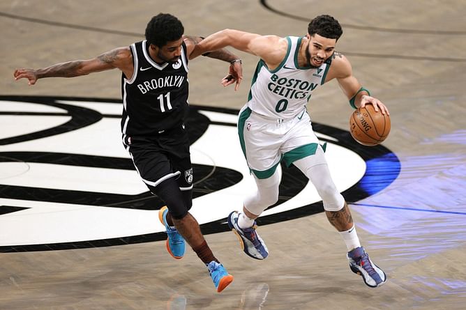 "They 100% would’ve tried to keep Harden instead of Kyrie" - Reddit mercilessly roasts Kyrie Irving for his "scorned girlfriend" remarks against Boston Celtics