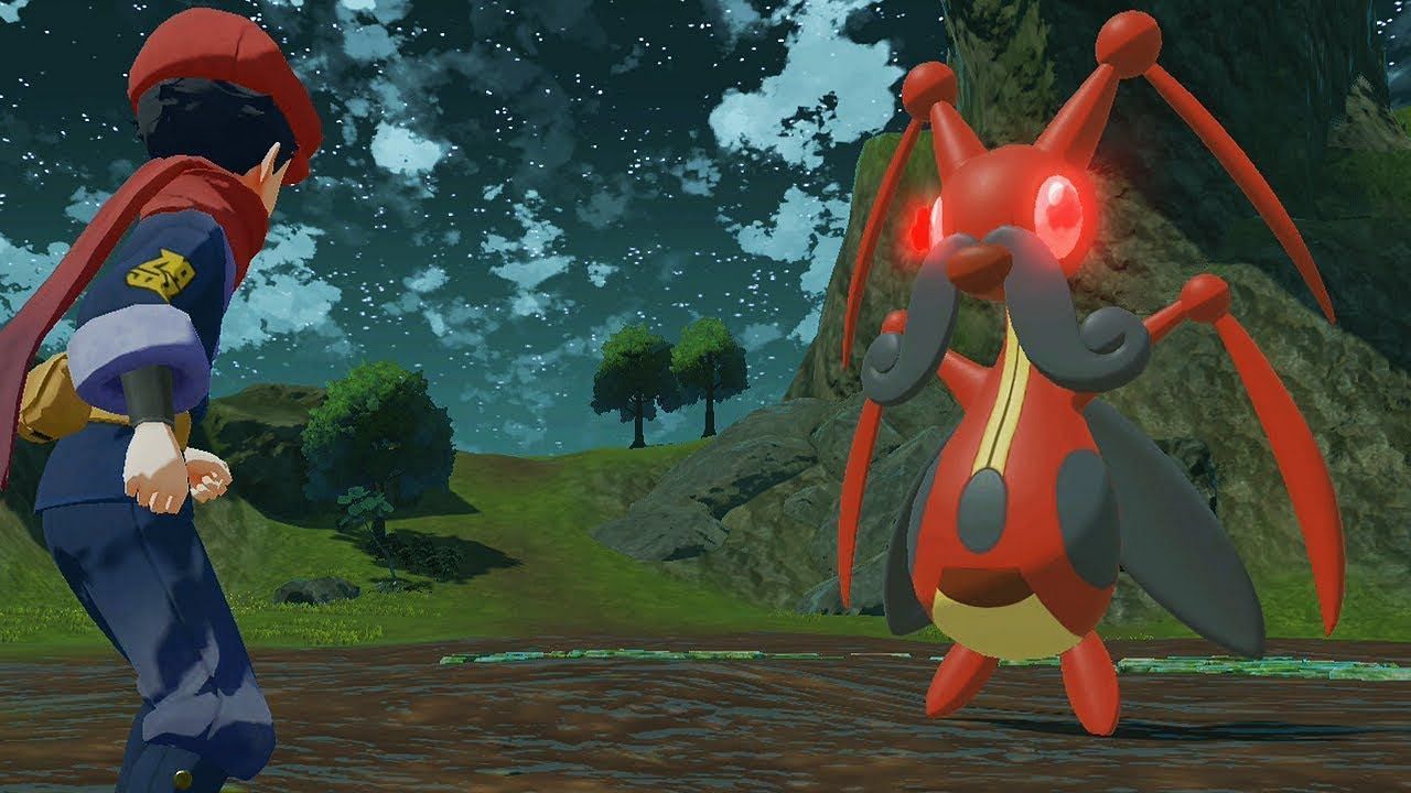 Alpha Kricketune can be found early on in gameplay (Image via Game Freak)