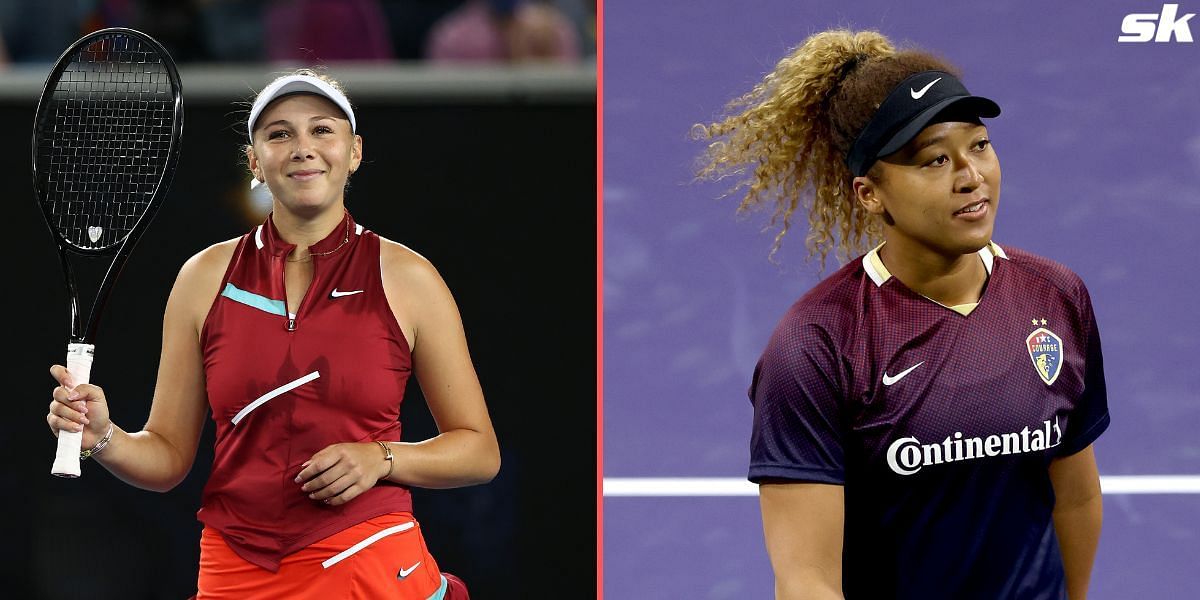 Amanda Anisimova (L) won the Eisenhower Cup Tie Break Tens in Indian Wells