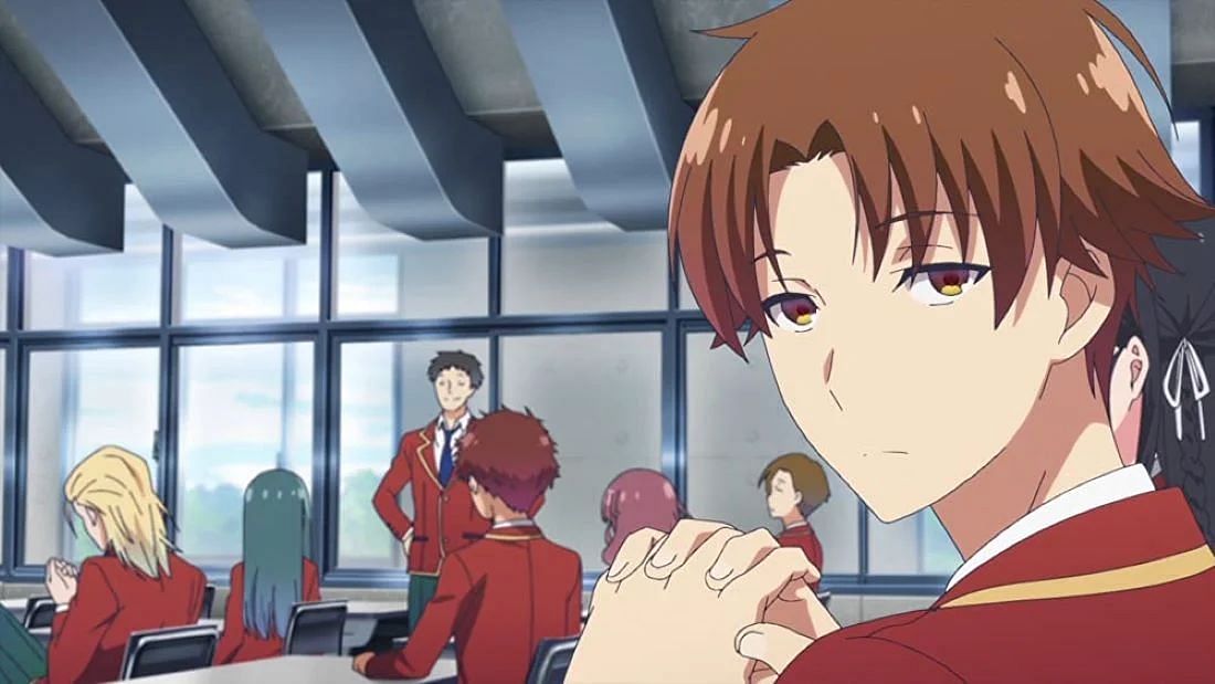 Kiyotaka Ayanokouji as seen in the anime Classroom of the Elite (Image via Studio Lerche)
