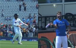 [Watch] Mohammed Siraj does "sword celebration" with Ravindra Jadeja as all-rounder hits century in 1st IND vs SL 2022 Test