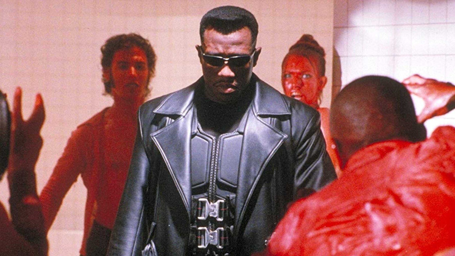 Wesley Snipes&#039; Blade (Image via Marvel Entertainment)