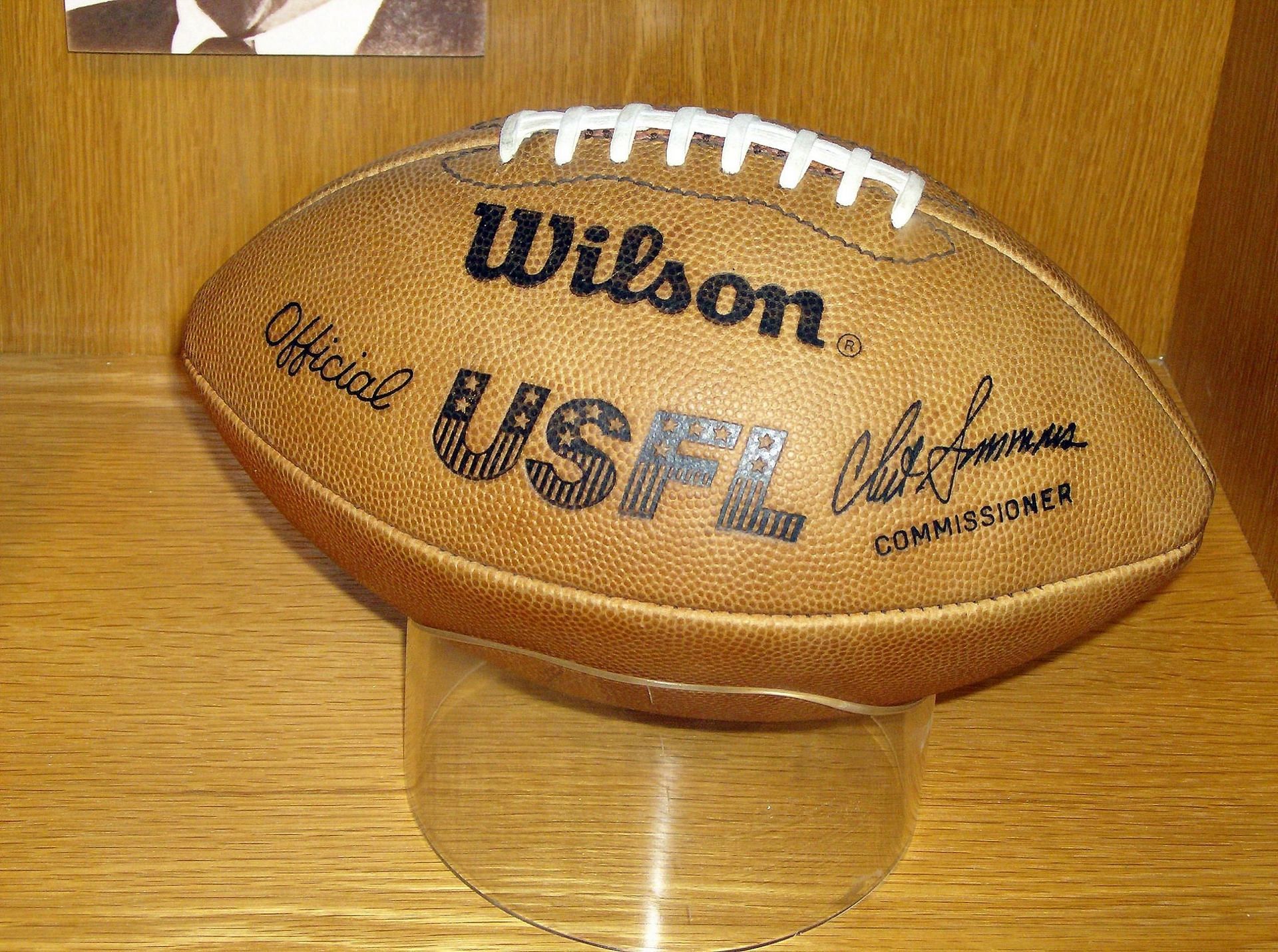 USFL Official Football (Courtesy: Wikimedia Commons)
