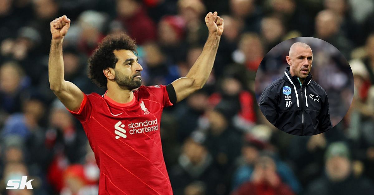 Liverpool forward Mohamed Salah; [inset] Kevin Phillips.