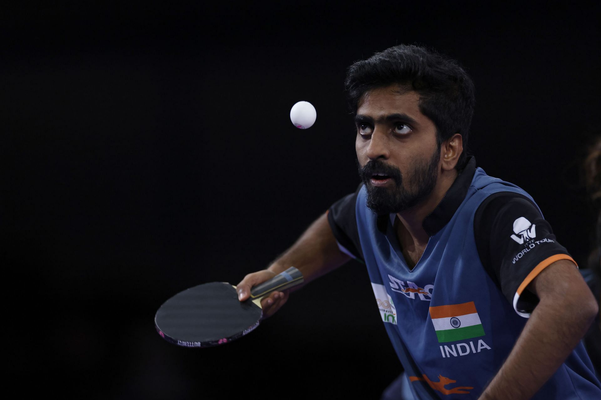 A file photo of Sathiyan in action. (PC: Getty Images)