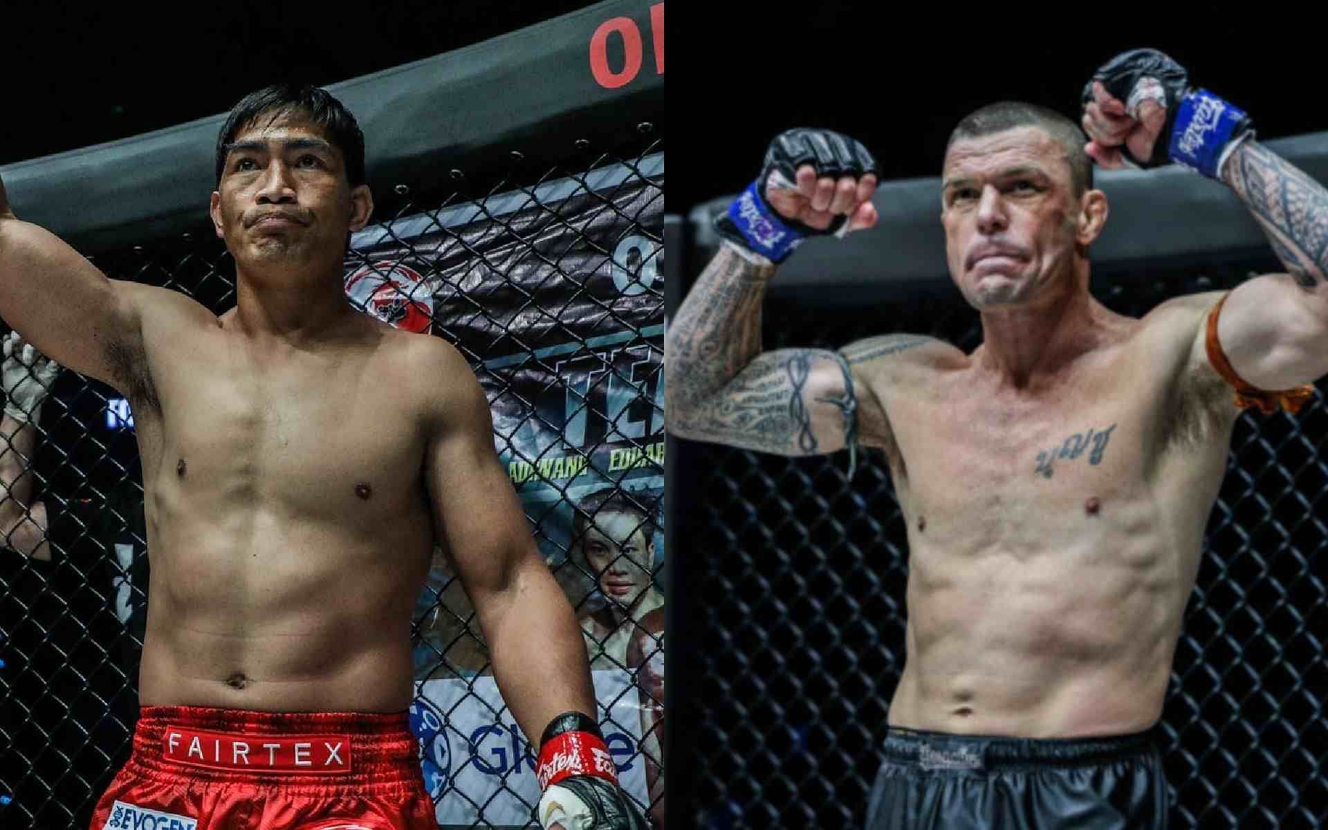Eduard Folayang (left) isn&#039;t bothered with John Wayne Parr&#039;s (right) pedigree heading into their Muay Thai fight at ONE X. [Photo ONE Championship]