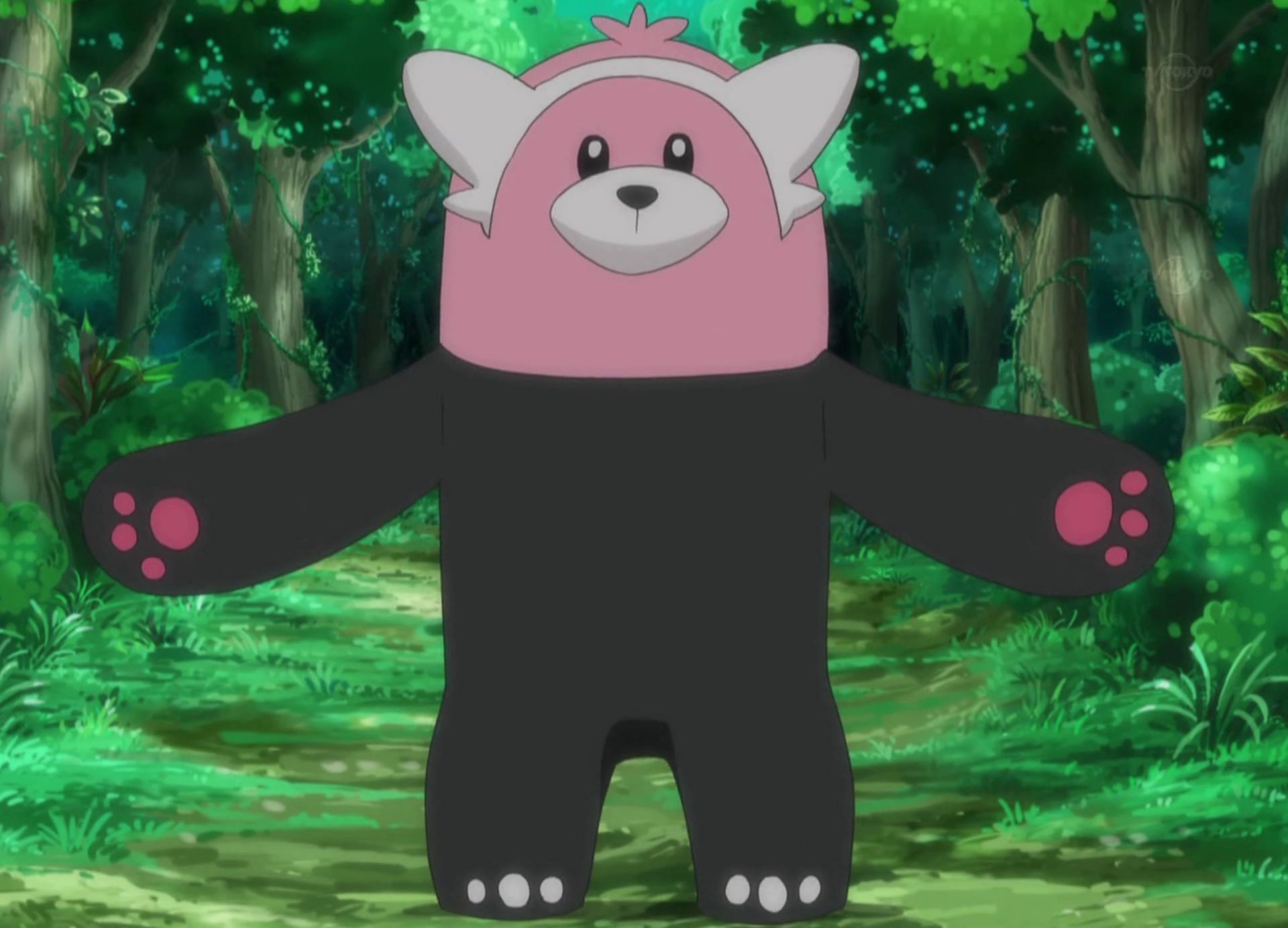 Stufful evolves into Bewear (Image via The Pokemon Company)