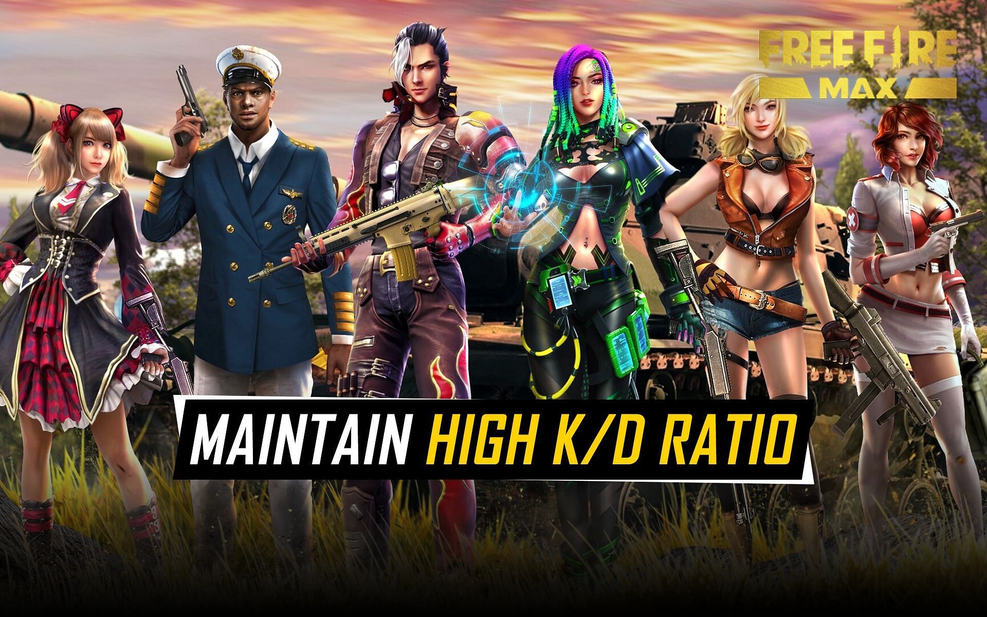 Maintain a high K/D ratio in Free Fire MAX by following these simple tips (Image via Sportskeeda)