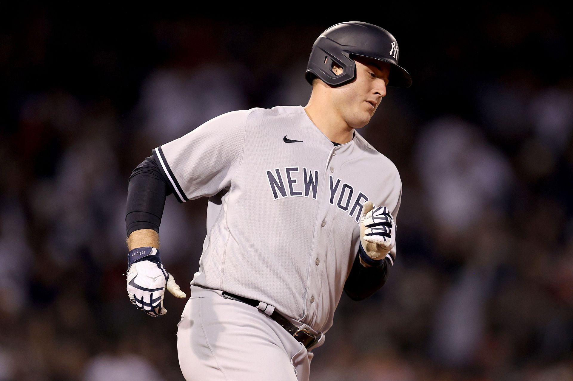 Anthony Rizzo rounds the bases during last year&#039;s Wild Card Round - New York Yankees v Boston Red Sox 