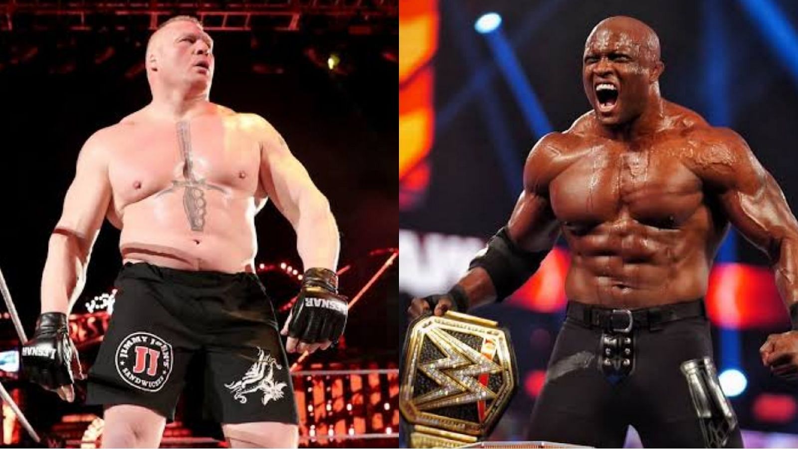Brock Lesnar and Bobby Lashley competed at the 2022 Royal Rumble.