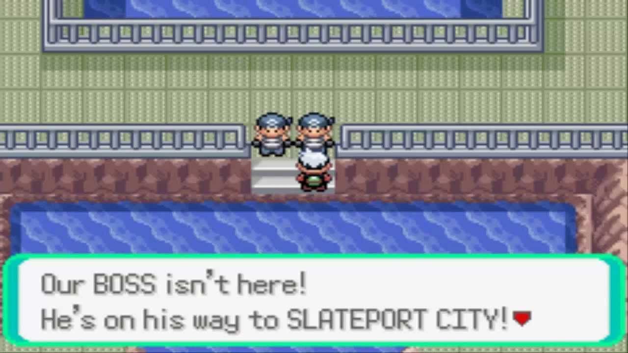 The Aqua Hideout is located by Lilycove City (Image via Game Freak)