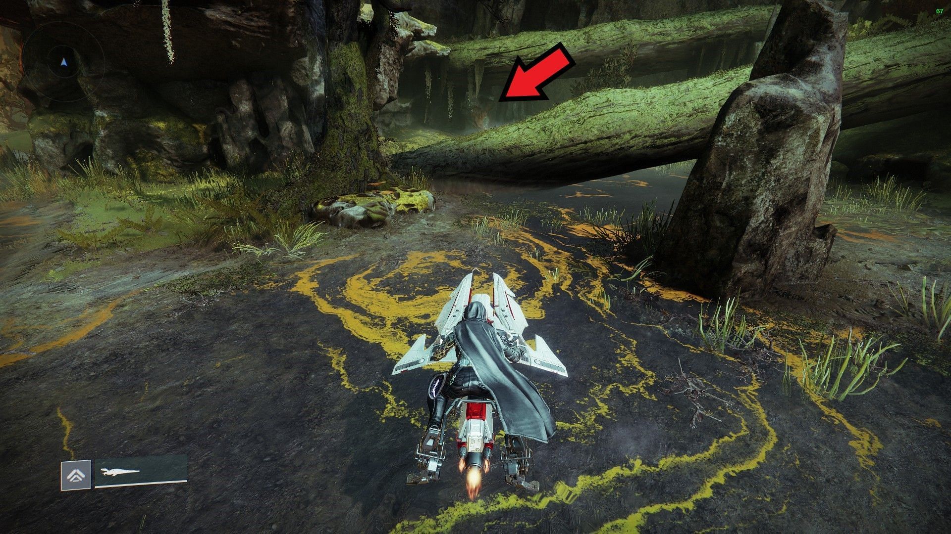 Location of the first Darkness Crux (Image via Bungie)