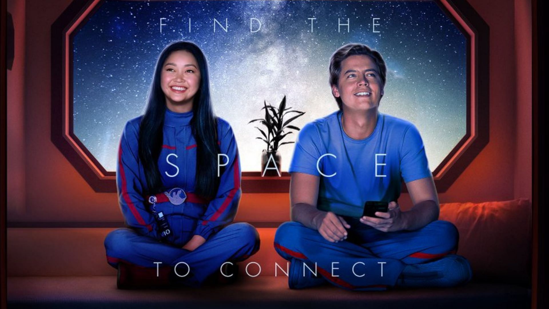 Moonshot is an upcoming sci-fi romantic comedy movie, directed by Chris Winterbauer, starring Lana Condor and Cole Sprouse (Image via HBO Max @Twitter)