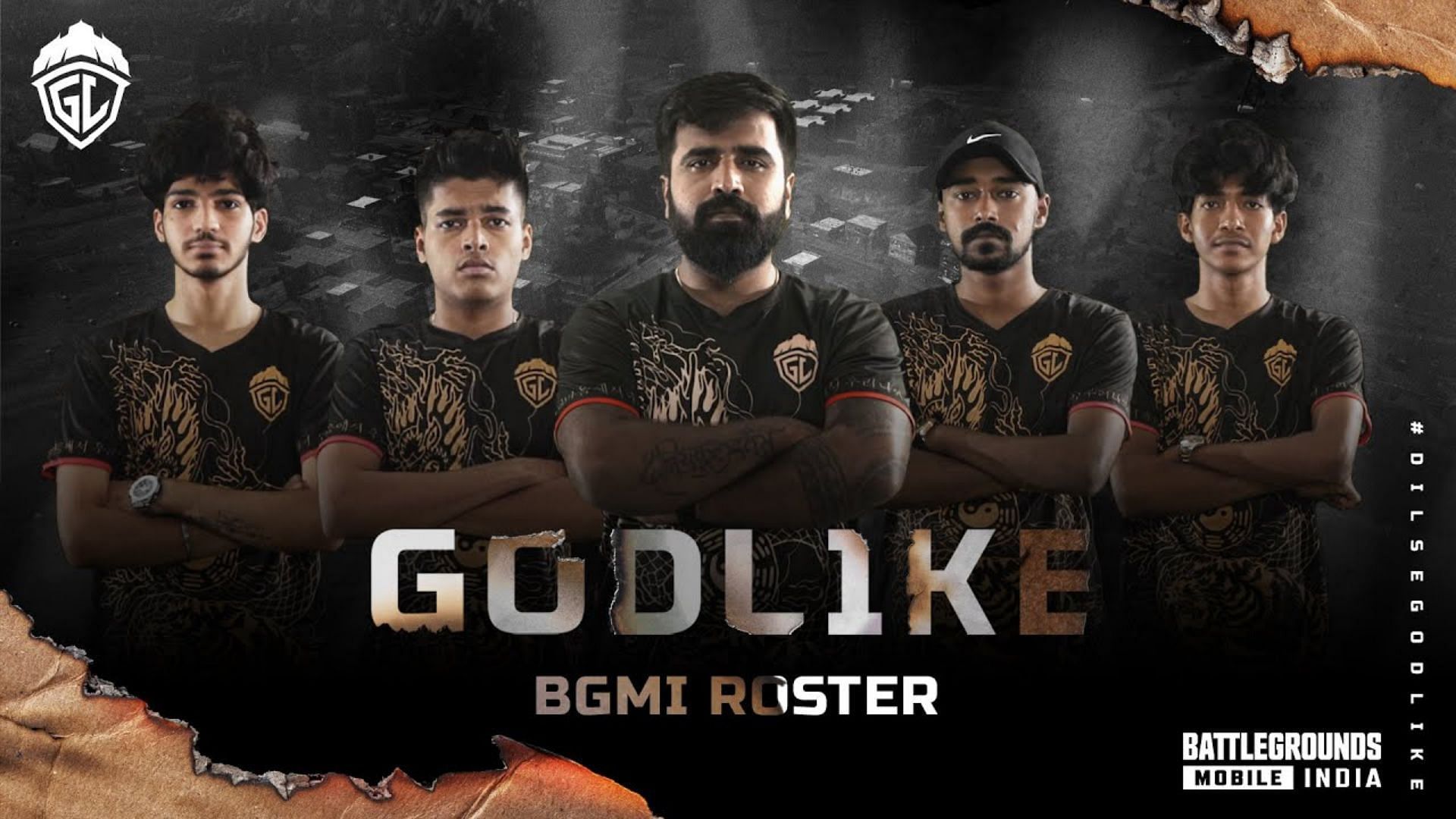 GodLike Esports Battlegrounds Mobile India roster (Image via YouTube/GodLike)