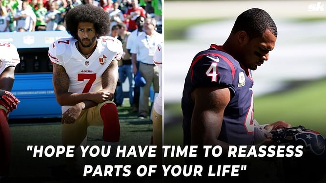 "Hope you have time to reassess parts of your life" - NFL fans debate over choosing between Colin Kaepernick and Deshaun Watson as team's QB1