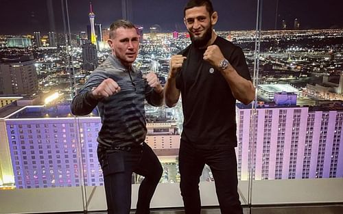 Darren Till (Left) and Khamzat Chimaev (Right) [Image courtesy of @ khamzat_chimaev ig]