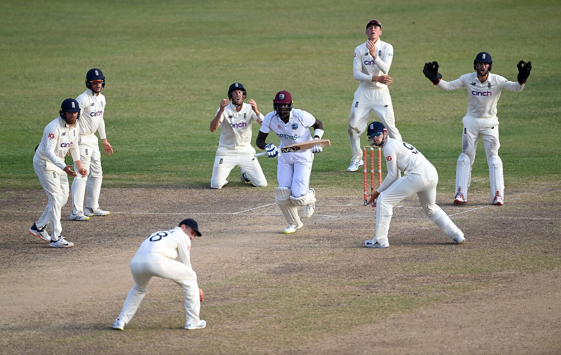 इंग्लैंड और वेस्टइंडीज के बीच मुकाबला ड्रॉ पर समाप्त हुआ