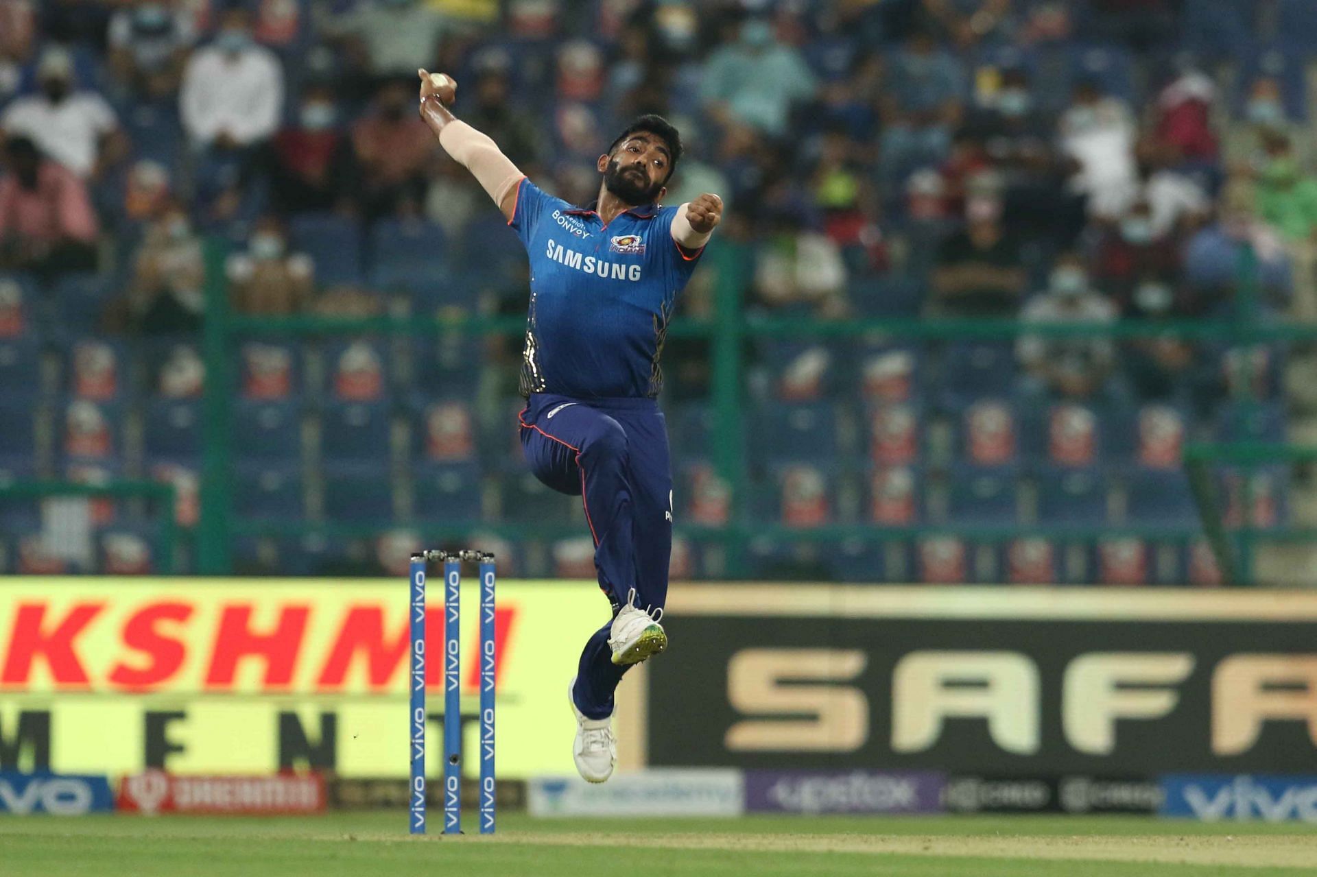 Jasprit Bumrah has picked up 130 wickets in his IPL career (Image Courtesy: IPLT20.com).