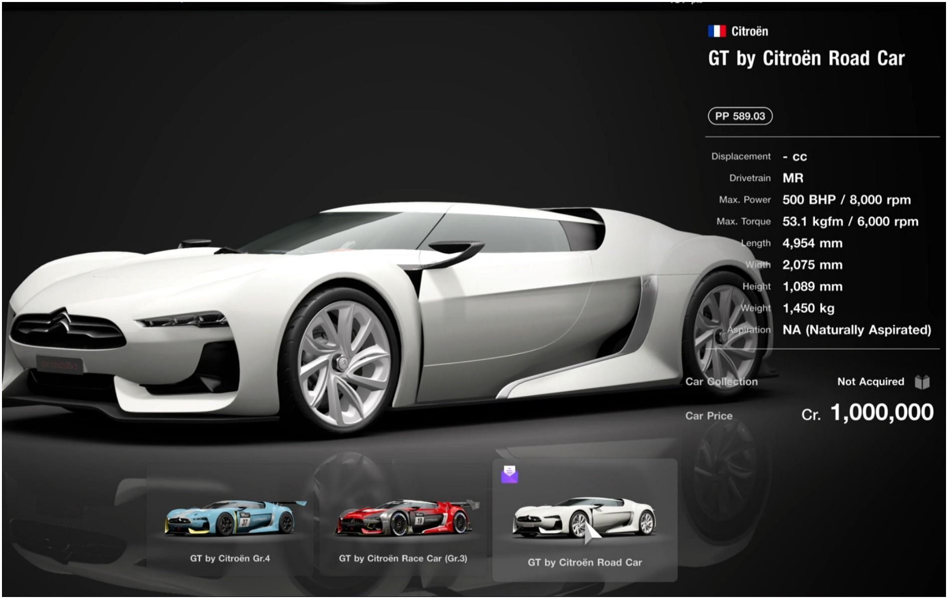 Not every car can be bought outright as some Gran Turismo 7 cars need an invitation (Image via Sony)