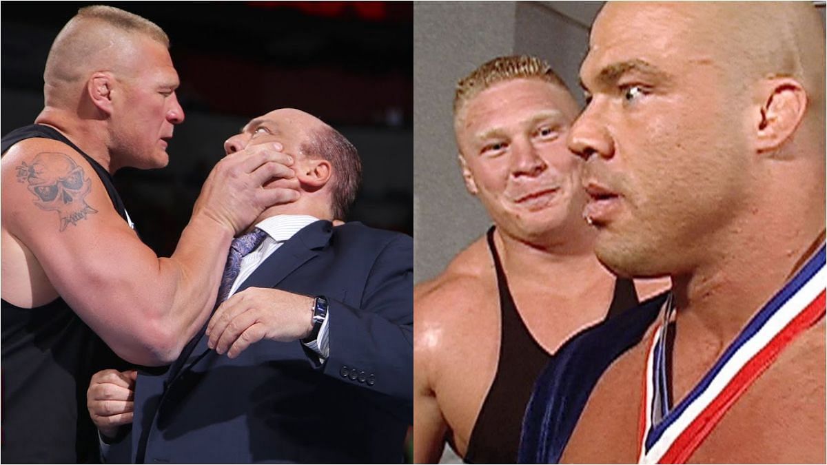 Brock Lesnar has had some bizarre moments on WWE TV