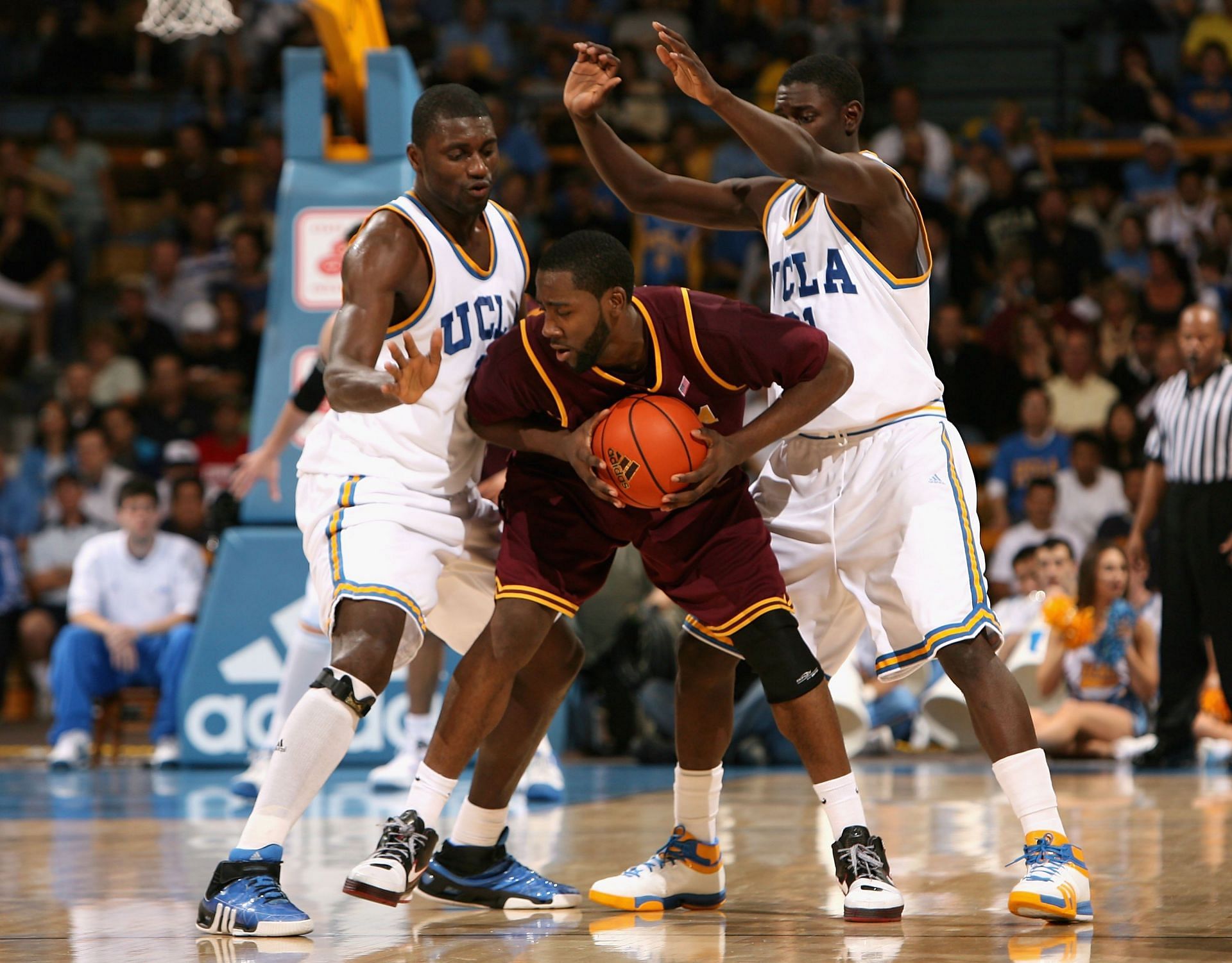 James Harden, center, during his time at Arizona State.