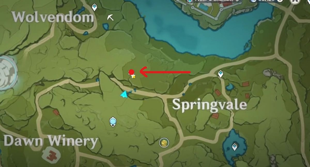 All Genshin Impact Shrine of Depths locations in Mondstadt