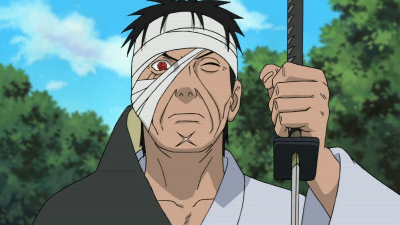 Danzo Shimura, as seen in the anime, Naruto (Image via Sportskeeda)