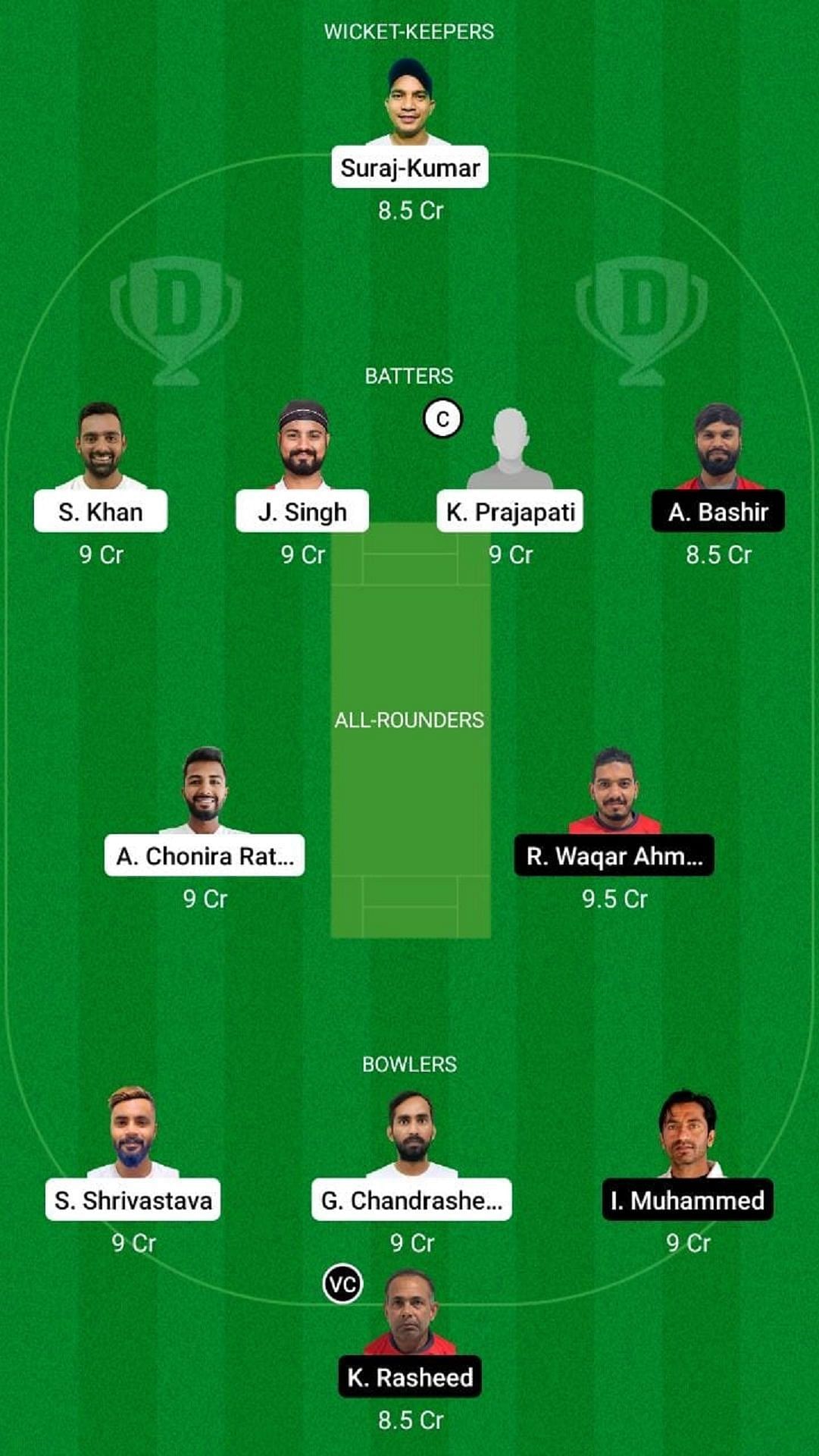 QUT vs AZA Dream11 Fantasy Suggestion #2