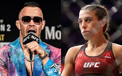 Colby Covington (left. Image credit: @colbycovmma on Instagram), Joanna Jedrzejczyk (right)