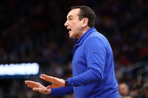 Duke Blue Devils head coach Mike Krzyzewski