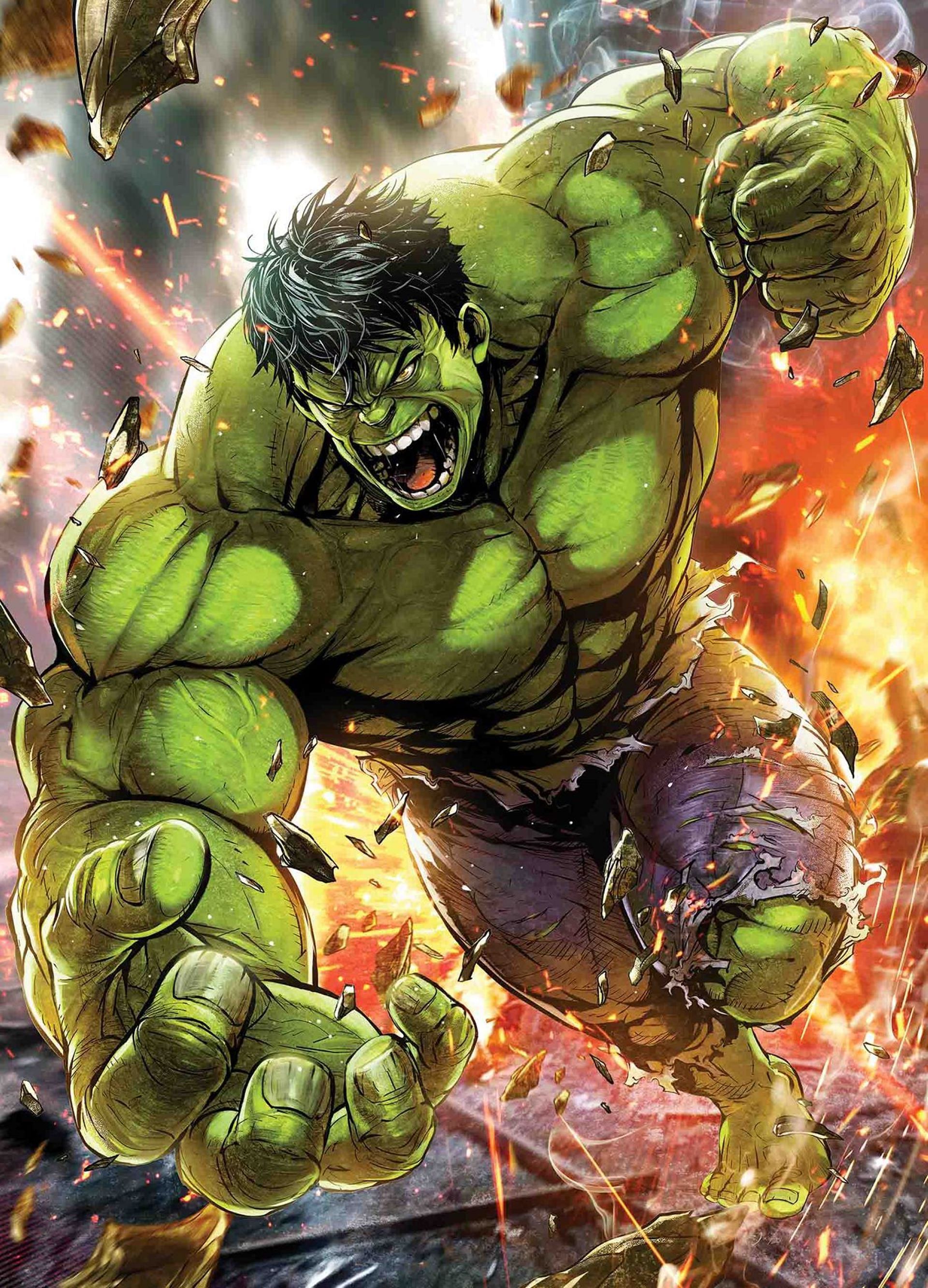 Hulk&#039;s self-healing capabilities gets increased with his anger (Image via Marvel)