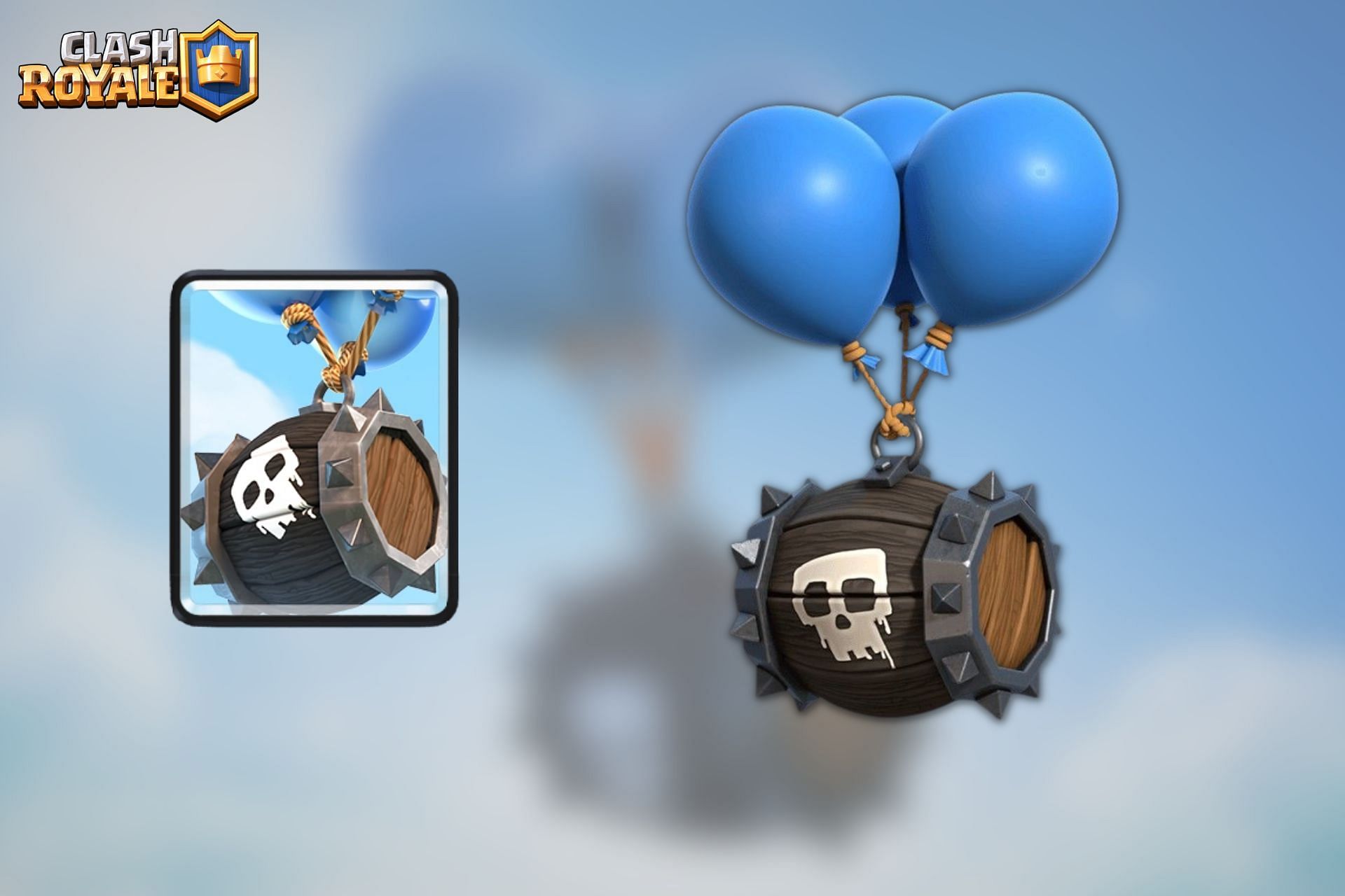 Use the Skeleton Barrel in Clash Royale (Image via Sportskeeda)