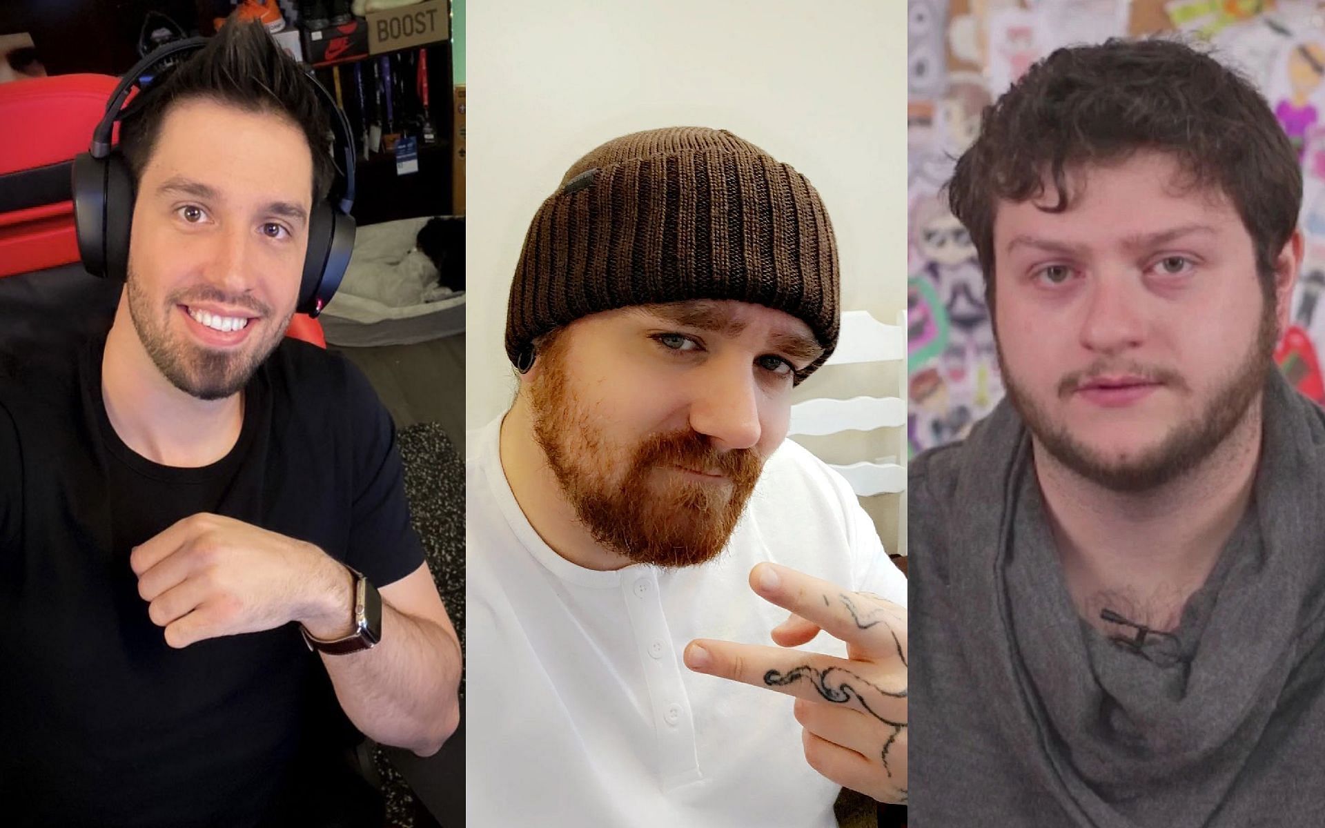 5 streamers who haven&#039;t been heard from in a while (Images via Sportskeeda)
