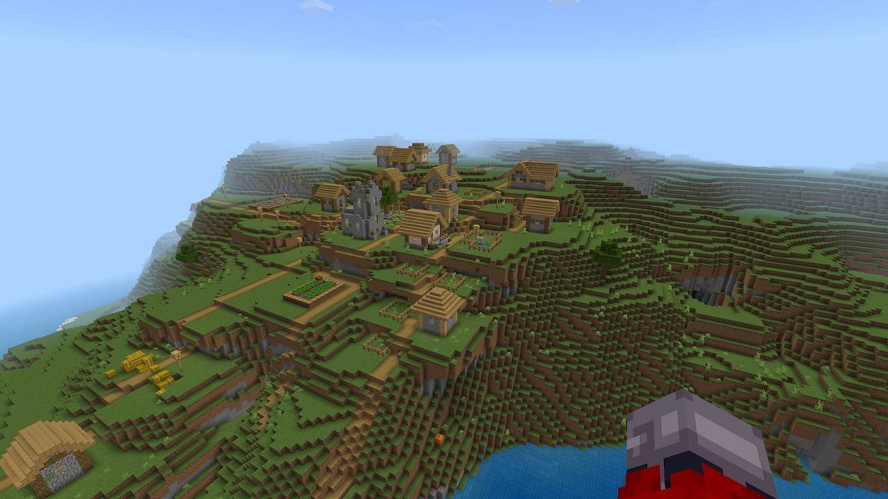 This is a beautiful seed with many high quality villages to explore and reside in (Image via Minecraft)