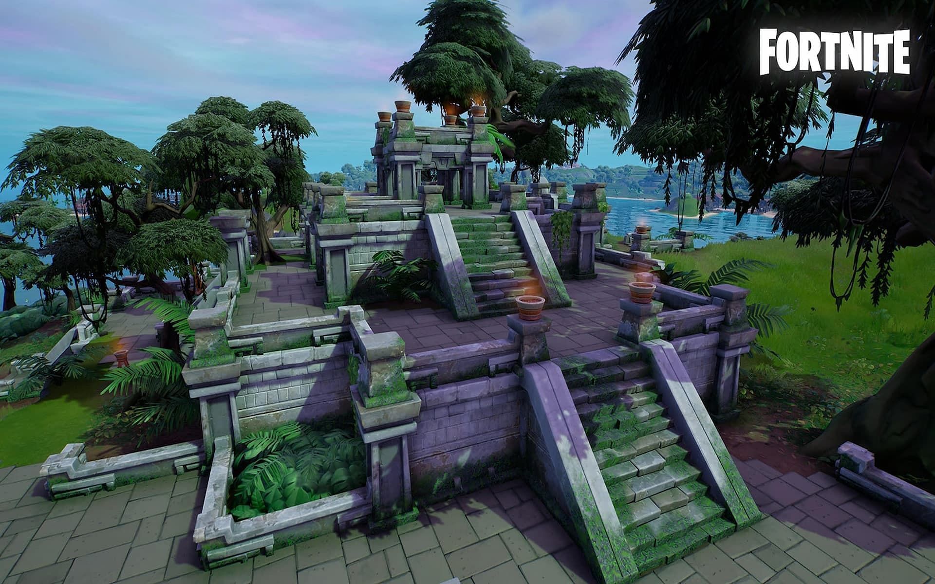 A look at the Ruins in Fortnite Chapter 3 Season 1 (Image via Epic Games)