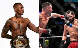 Watch: Israel Adesanya's live reaction to Colby Covington vs. Jorge Masvidal fight at UFC 272