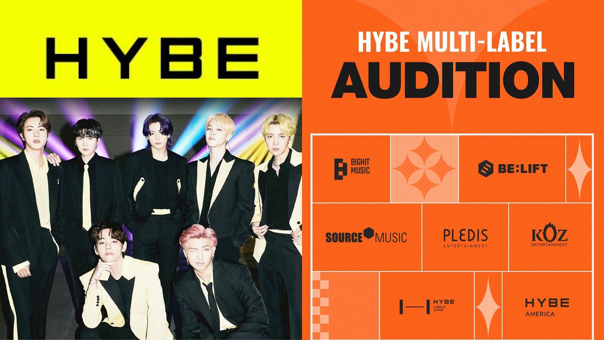 HYBE to hold global audition (Image via Instagram/hybe.labels.audition)