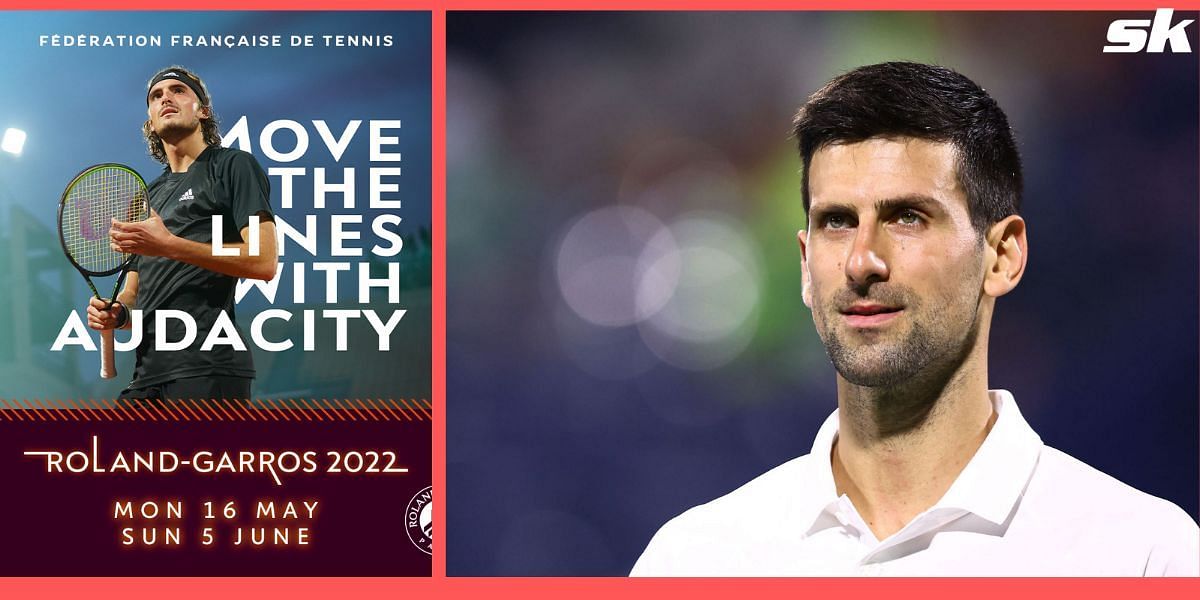 Djokovic&#039;s fans were upset at the defending champion not being used in the promotional poster for this year&#039;s Roland Garros.
