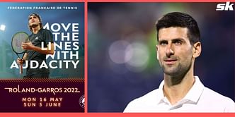 New Roland Garros promotional poster attracts criticism from Novak Djokovic's fans on Twitter