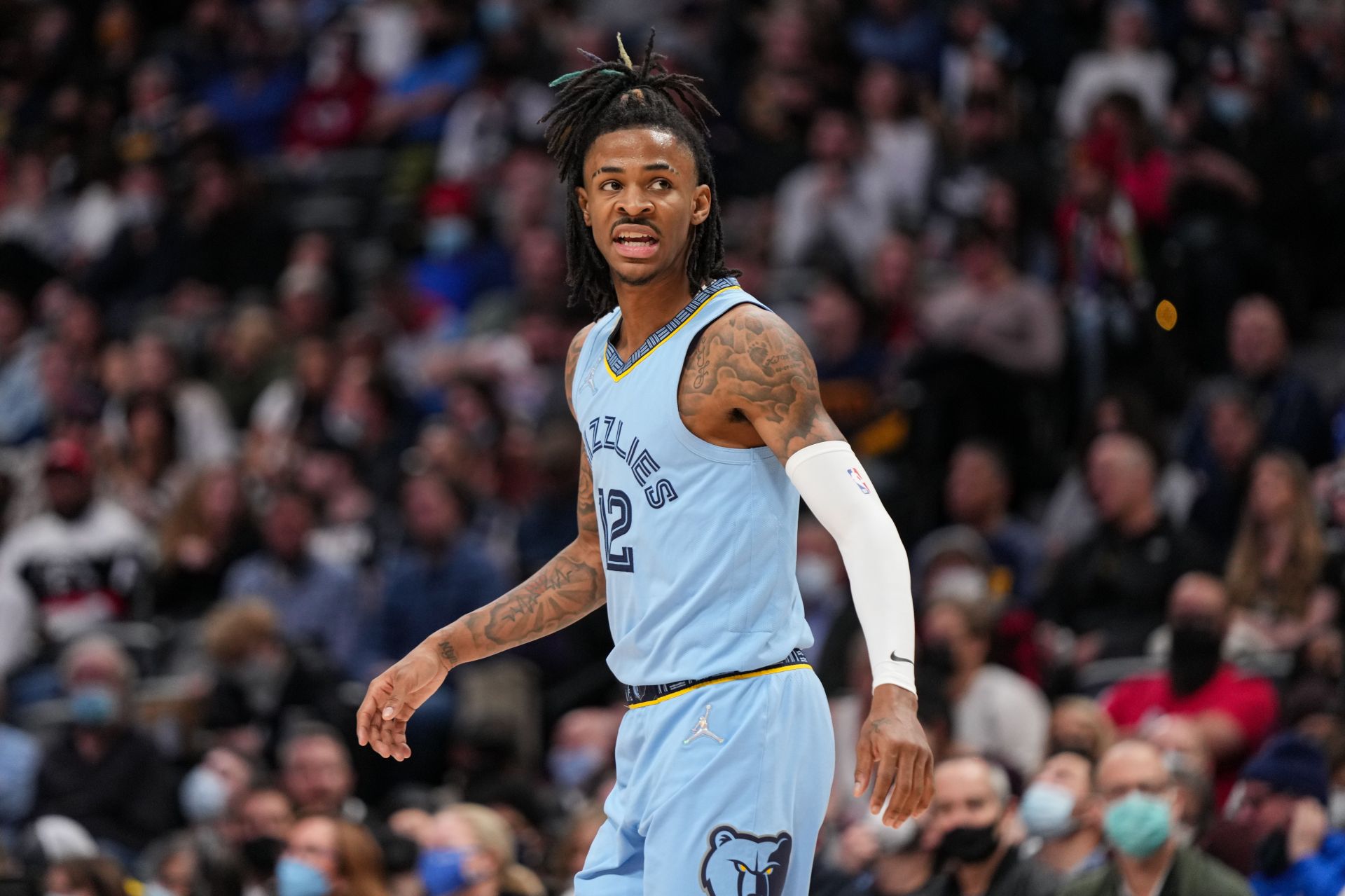 Ja Morant of the Memphis Grizzlies