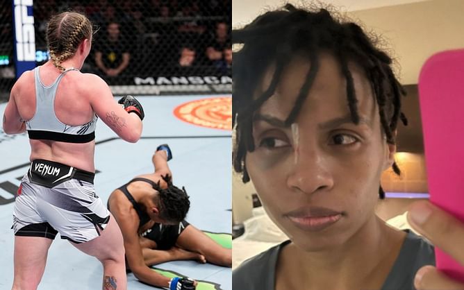 Luana Carolina provides health update after vicious KO loss to Molly McCann at UFC London