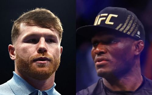 Canelo Alvarez (left), Kamaru Usman (right)