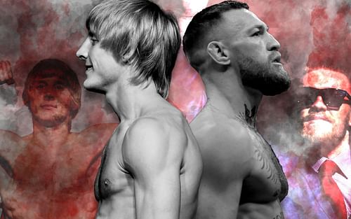 Paddy Pimblett (left), Conor McGregor (right)