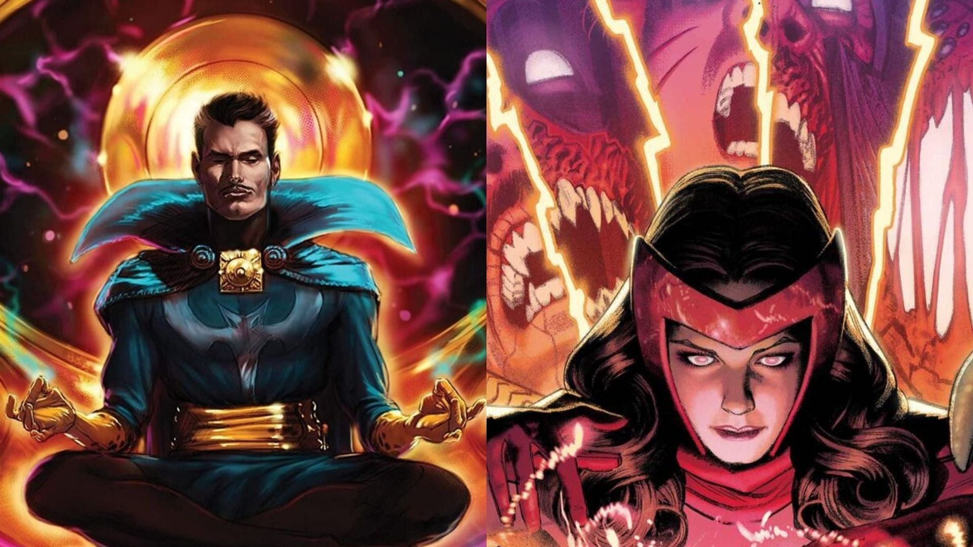 Comic book characters with magical powers (Image via Marvel)