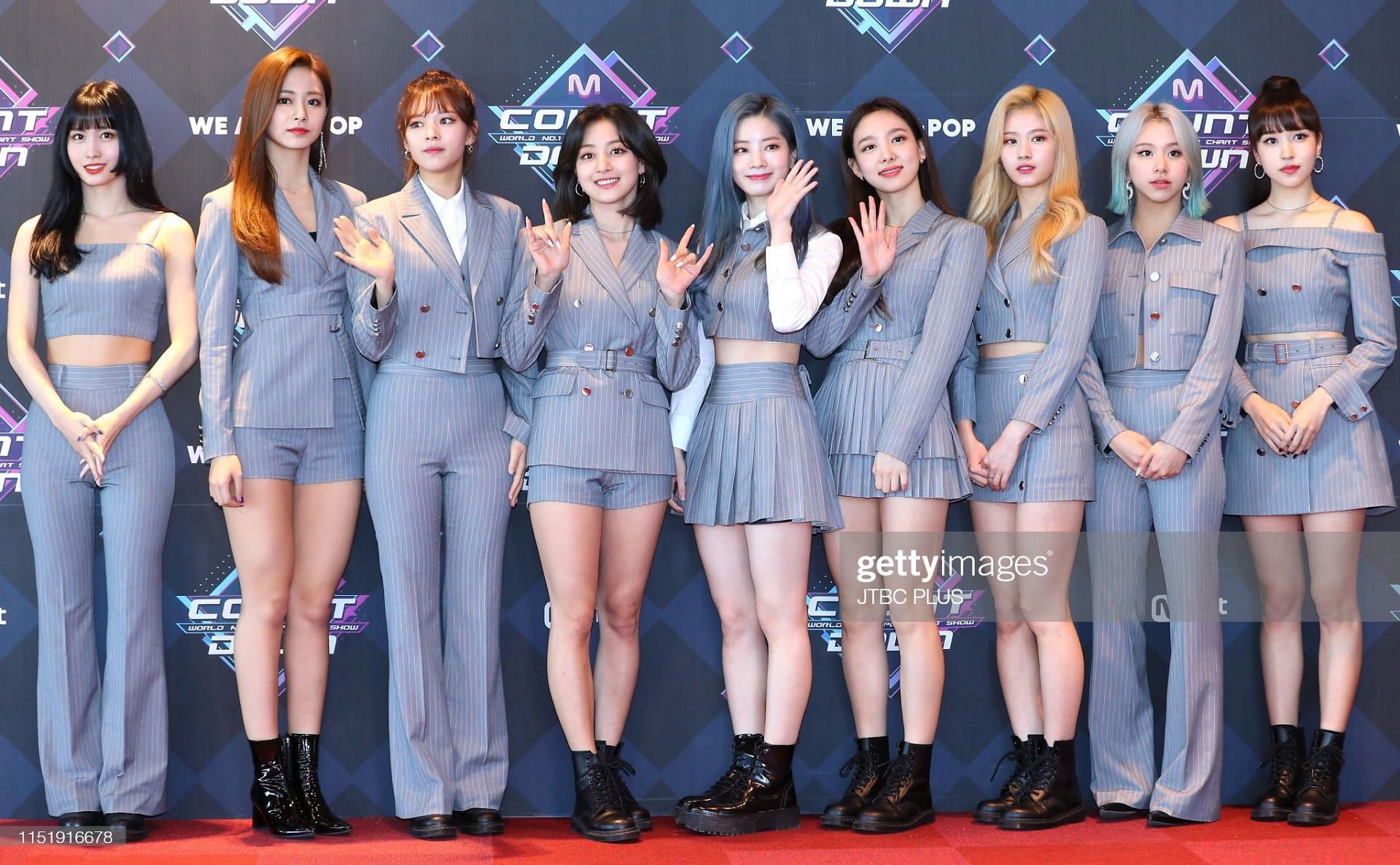 K-pop girl group TWICE (Image via Getty)